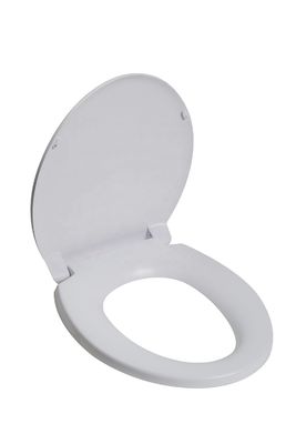 O 形蓋 丸い トイレットシートカバー 435*365*465mm バッファーカバープレート 柔らかい閉じる PP ゆっくり静か閉じる