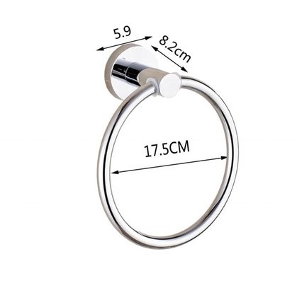 OEMスタイルのカスタマイズ 銀タオルリング ステンレス鋼 キッチン 浴室 アクセサリー クラシック 表面 モダン テクニカル ホテル